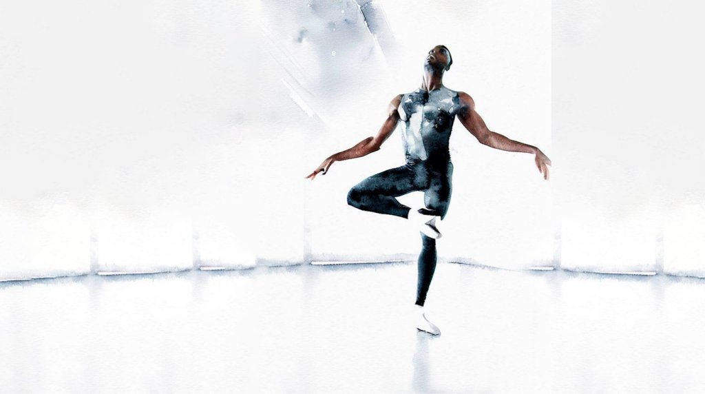 Illustration of black male dancer.